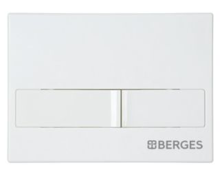 Комплект Berges 043397: инсталляция NOVUM кнопка L1 белая унитаз Sigma Rimless сидение дюропласт быстросъём